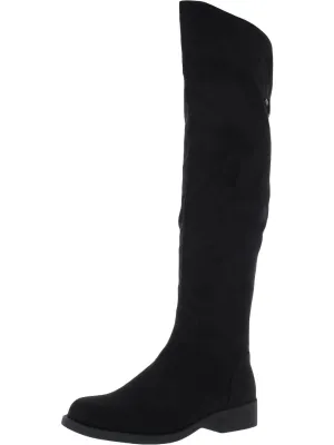 Reformation Allicce Womens Faux Suede Casual Over-The-Knee Boots