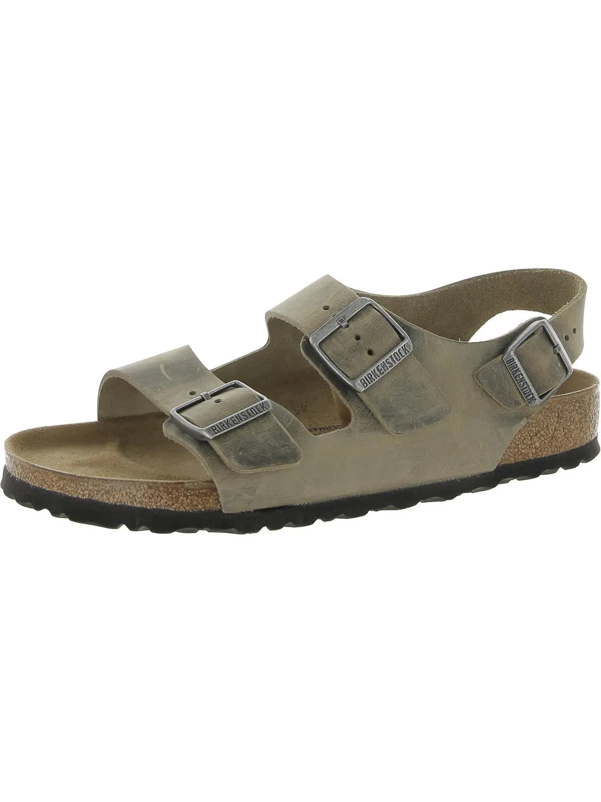Reformation Arizona Womens Leather Banded Flatform Sandals