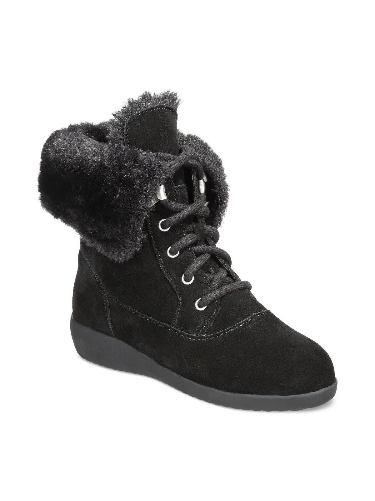 Reformation Aubreyy Womens Faux Fur Lined Ankle Winter & Snow Boots
