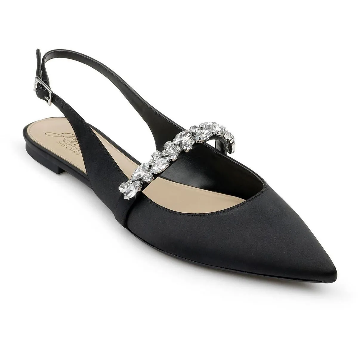 Reformation Bambi Womens Faux Leather Pointed Toe Slingbacks
