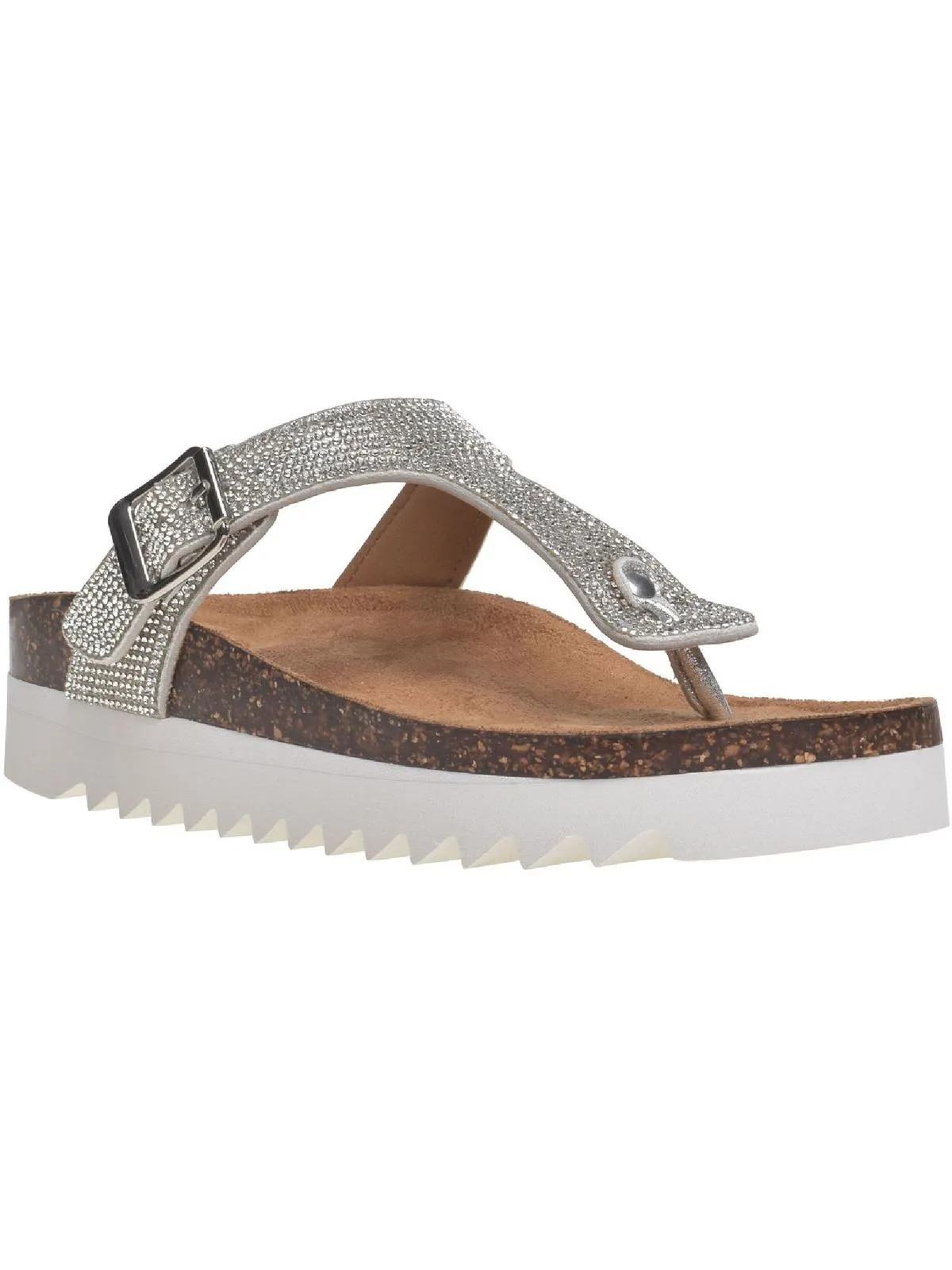 Reformation Barnett Womens Casual Footbed Thong Sandals