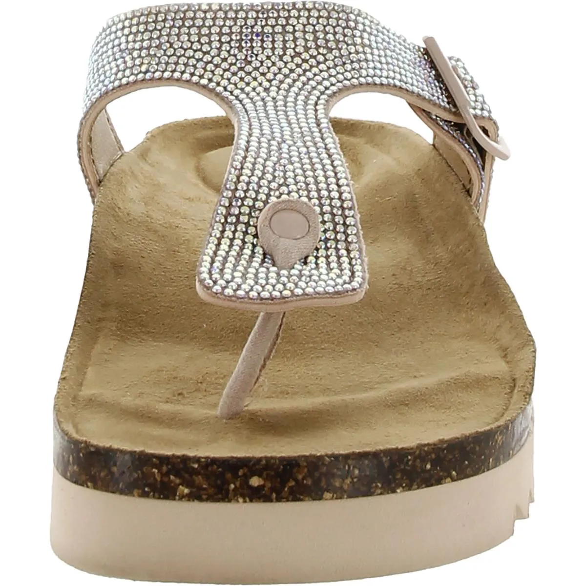 Reformation Barnett Womens Casual Footbed Thong Sandals