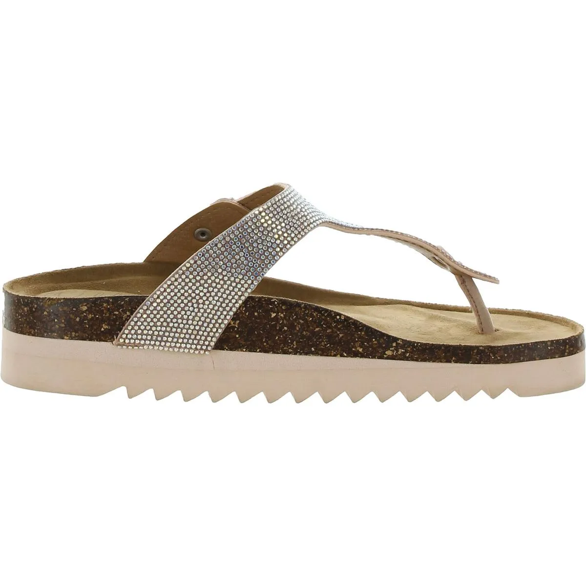 Reformation Barnett Womens Casual Footbed Thong Sandals