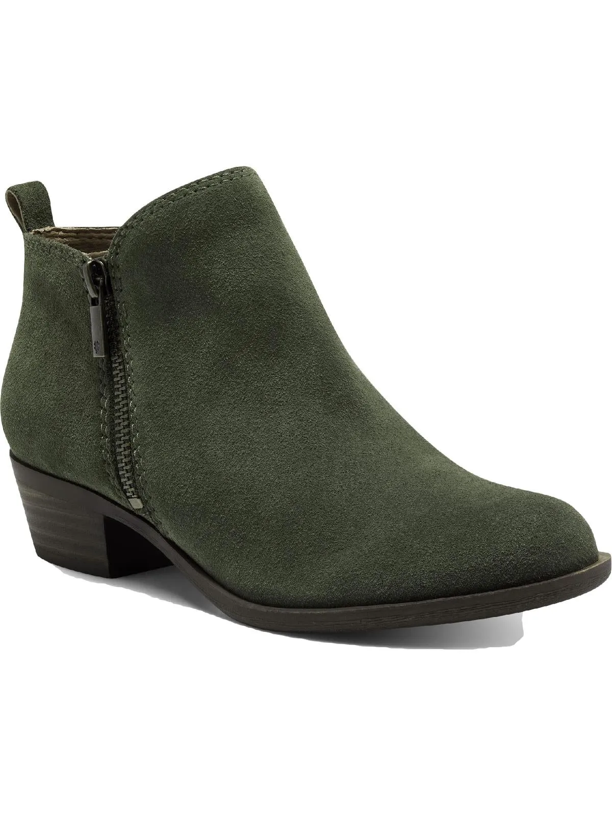 Reformation Basel Womens Textured Ankle Boots