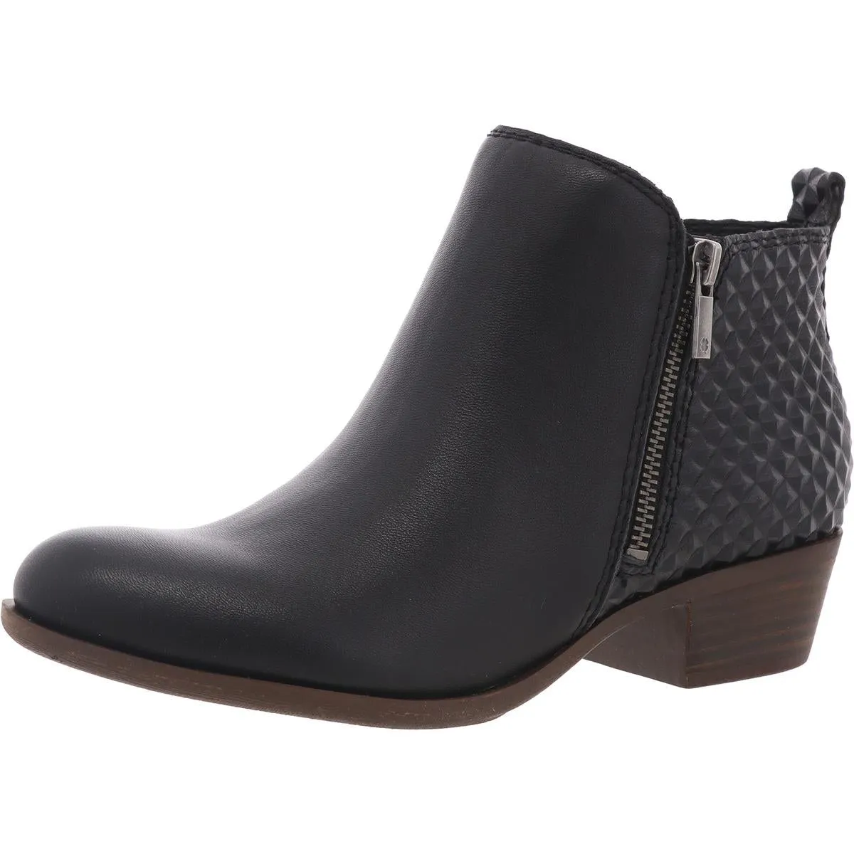 Reformation Basel Womens Textured Ankle Boots