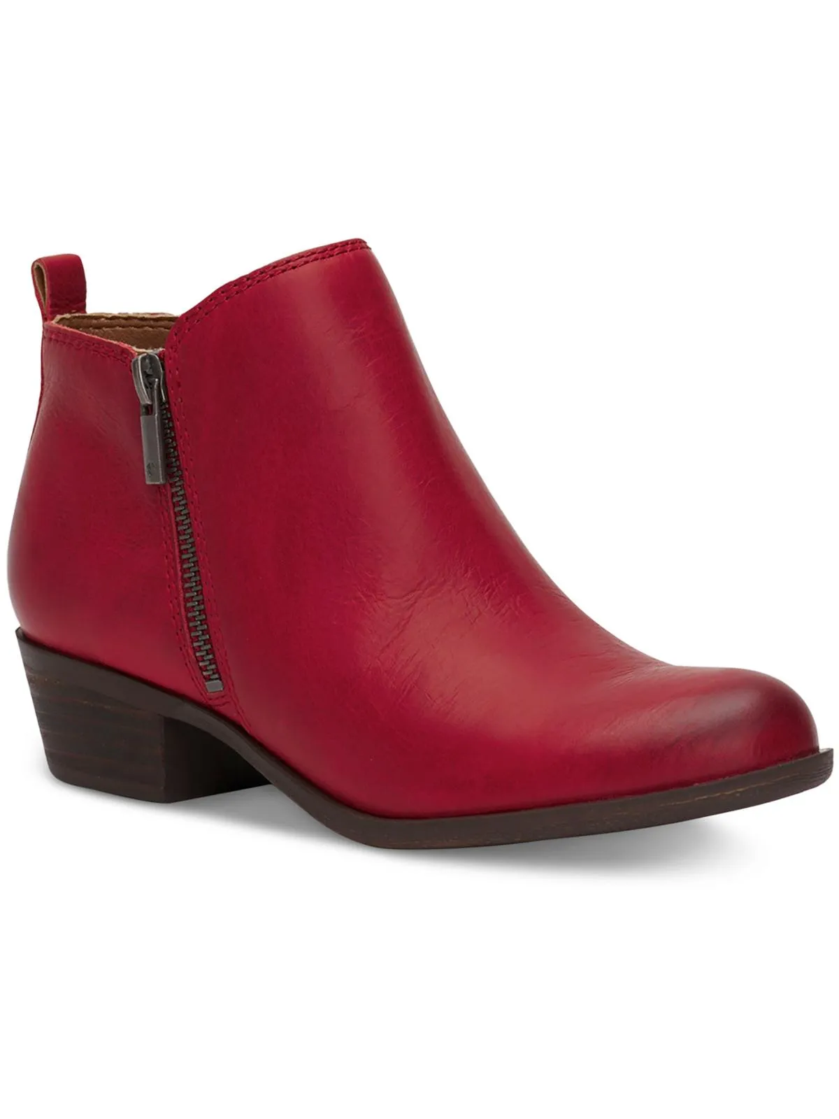 Reformation Basel Womens Textured Ankle Boots
