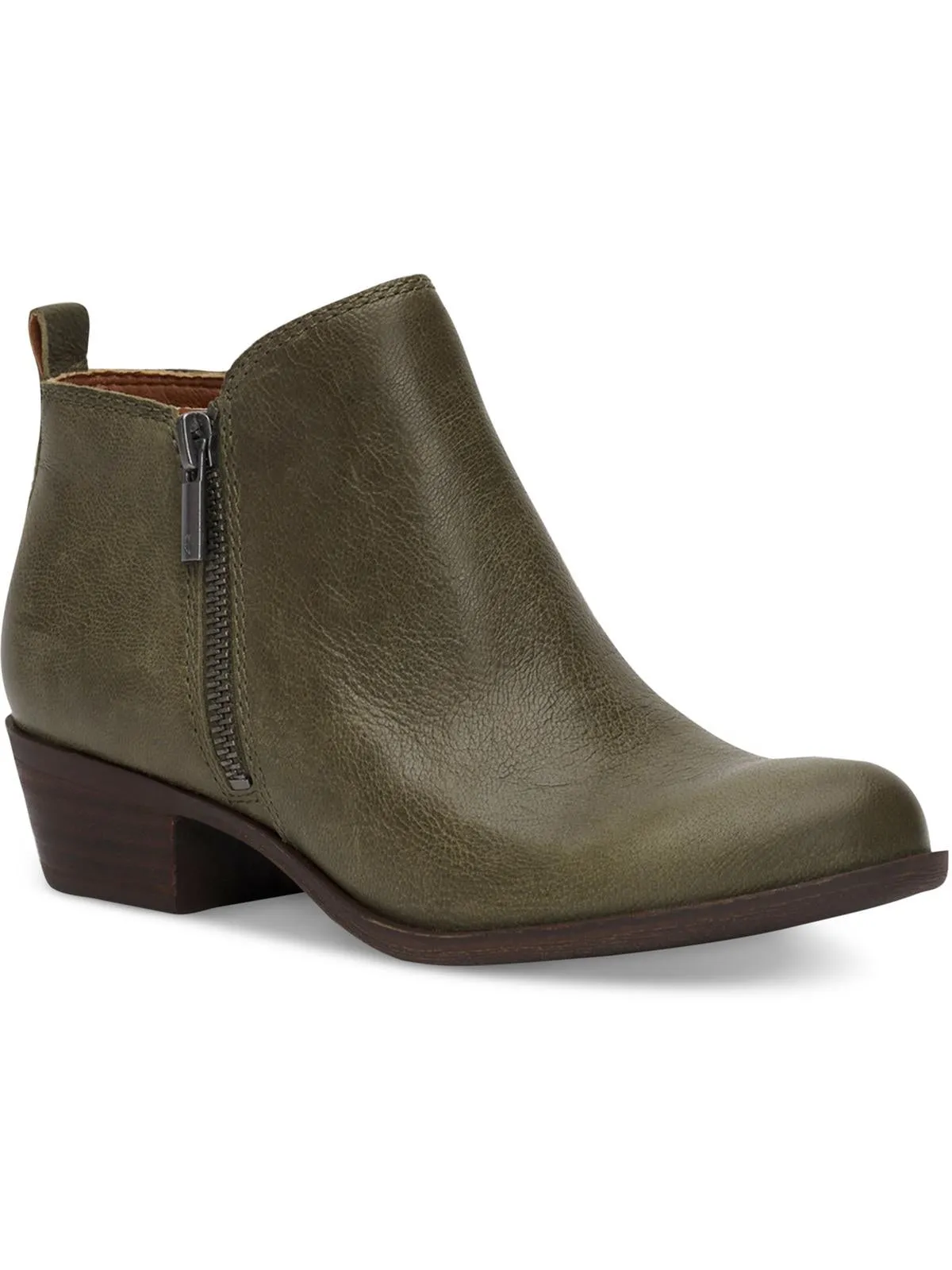 Reformation Basel Womens Textured Ankle Boots