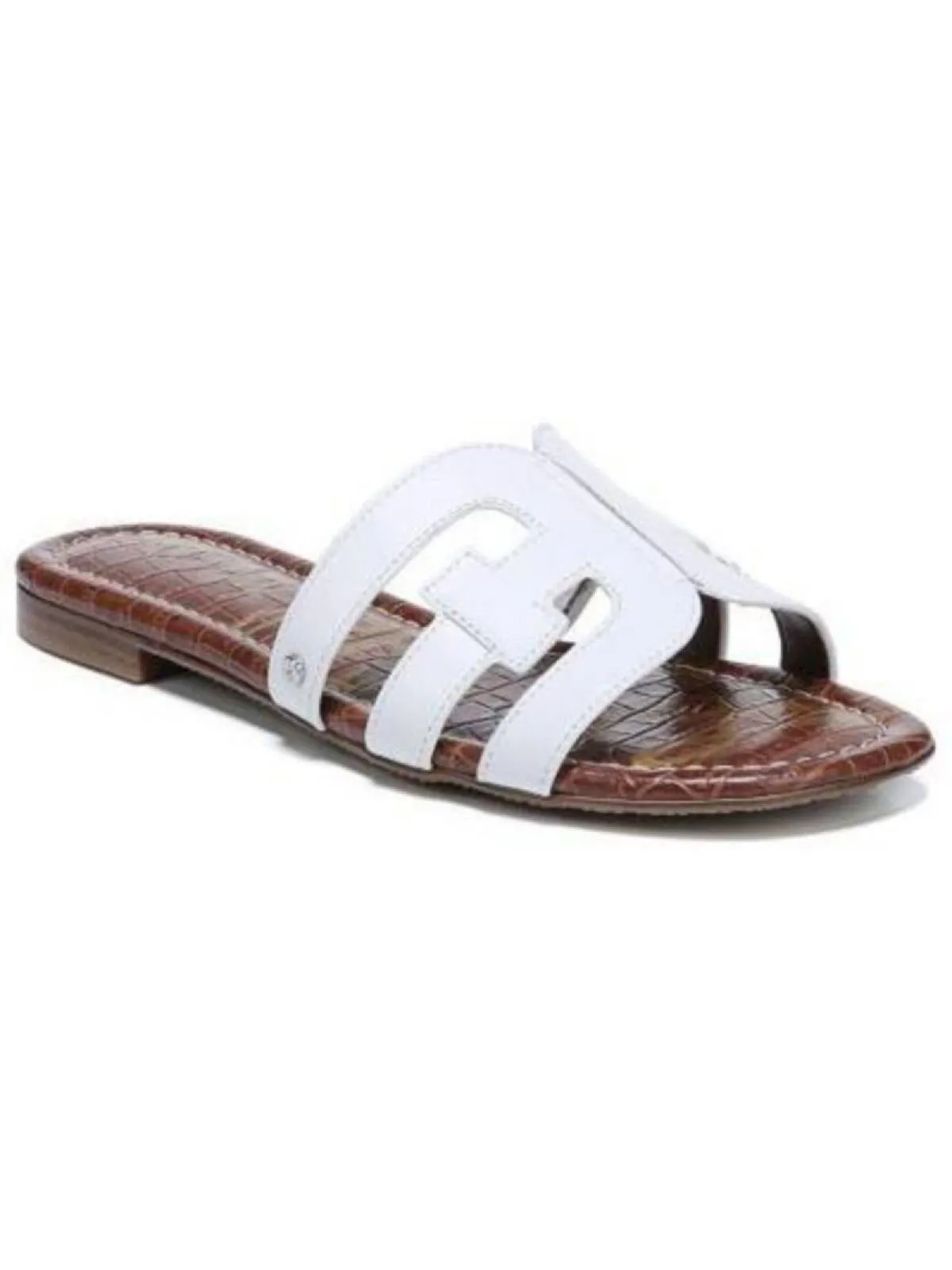 Reformation Bay Womens Cut-Out Slip On Slide Sandals