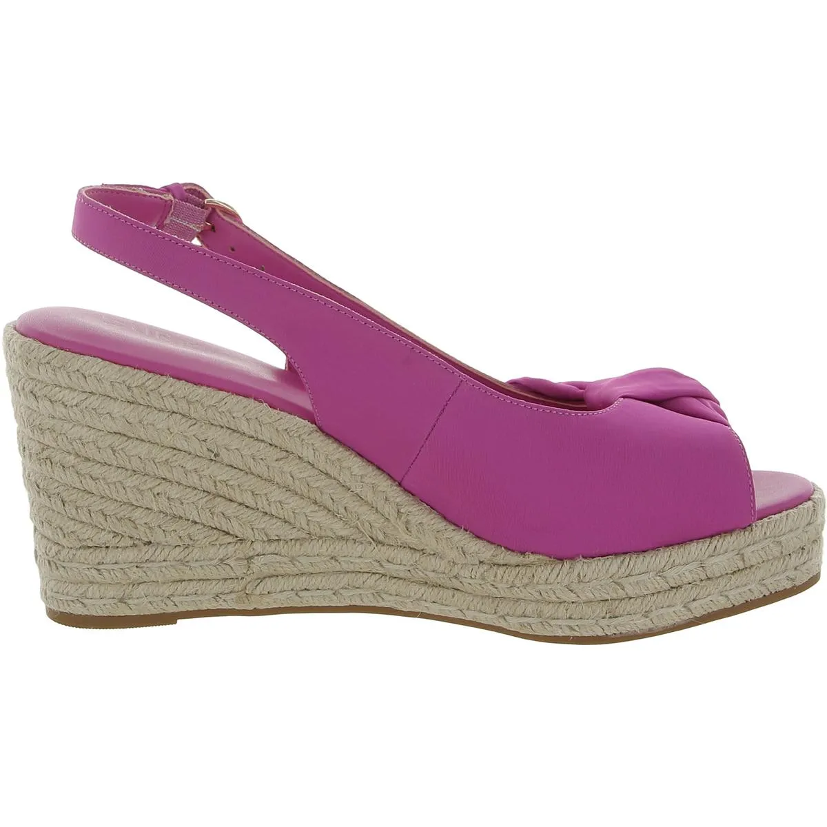 Reformation Bettina Womens Peep-Toe Slingback Wedge Sandals