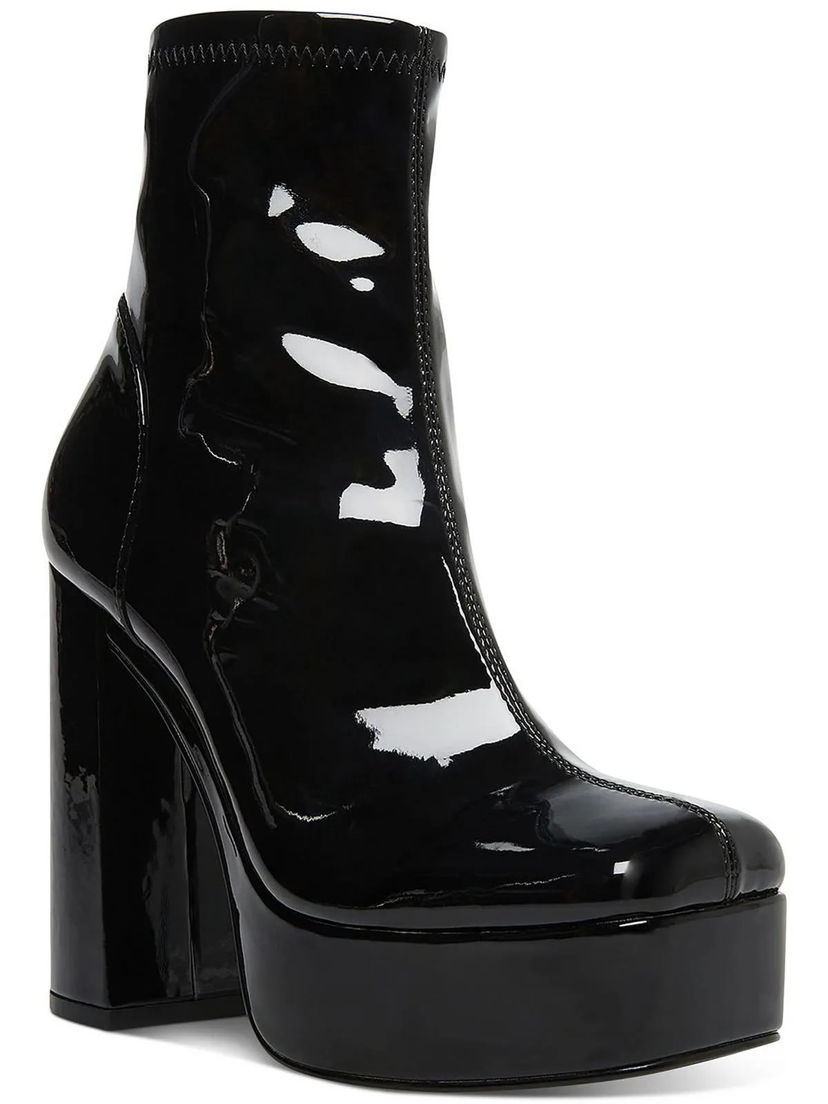 Reformation Bianca Womens Metallic Print Ankle Boots