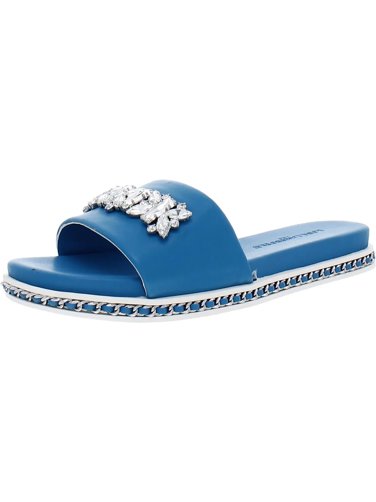Reformation Bijou Womens Flats Embellished Flip-Flops