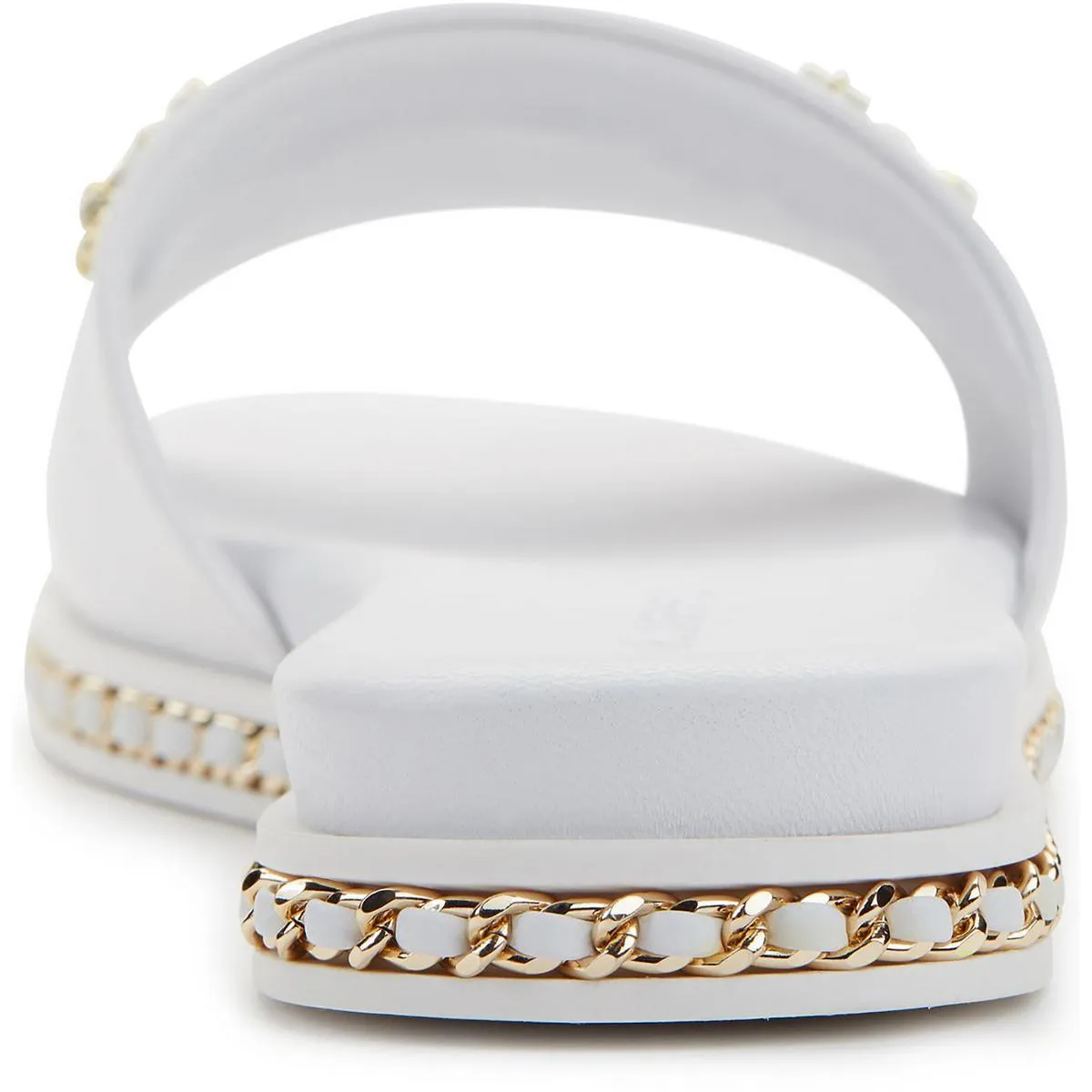 Reformation Bijou Womens Flats Embellished Flip-Flops