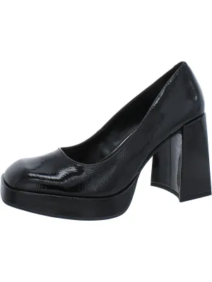Reformation BRI PUMP Womens Slip On Block Heel Pumps