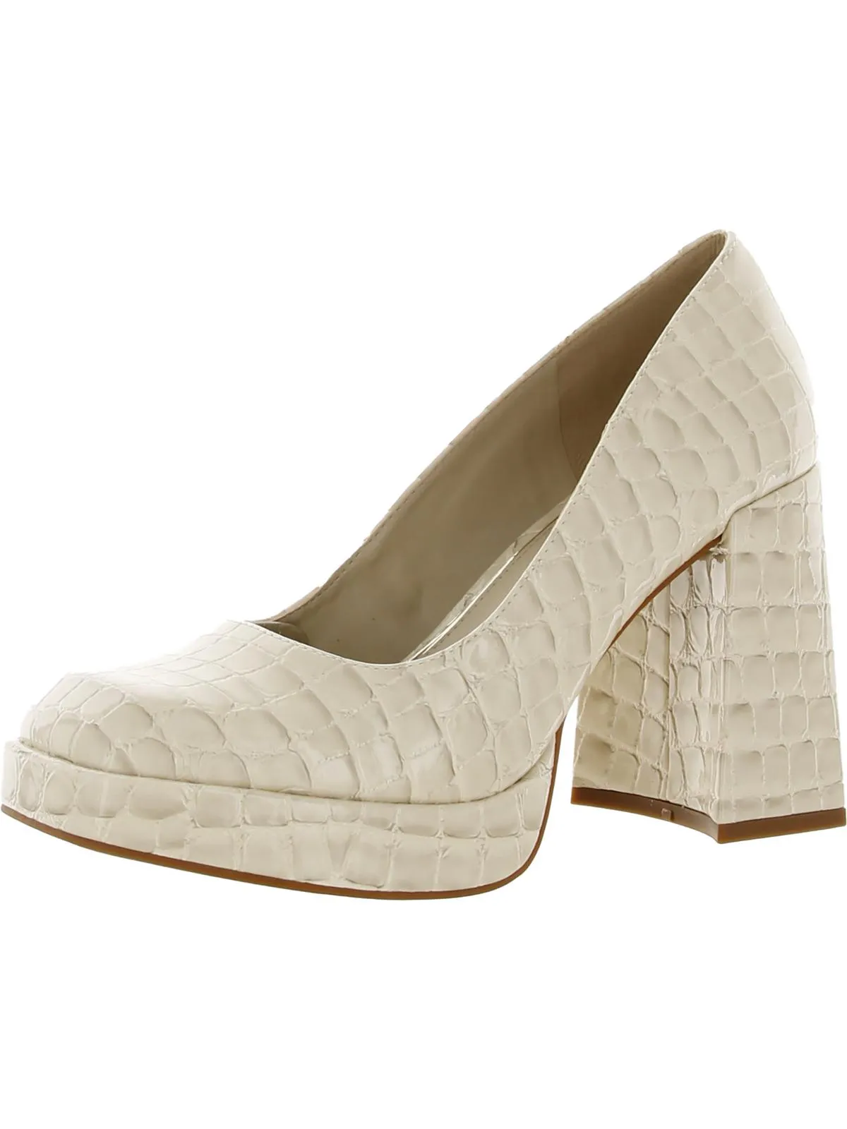 Reformation BRI PUMP Womens Slip On Block Heel Pumps