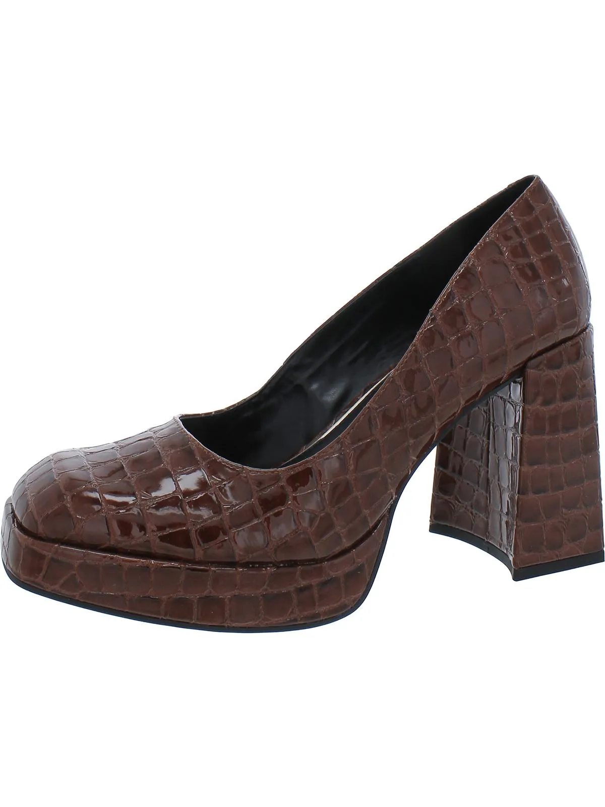 Reformation BRI PUMP Womens Slip On Block Heel Pumps
