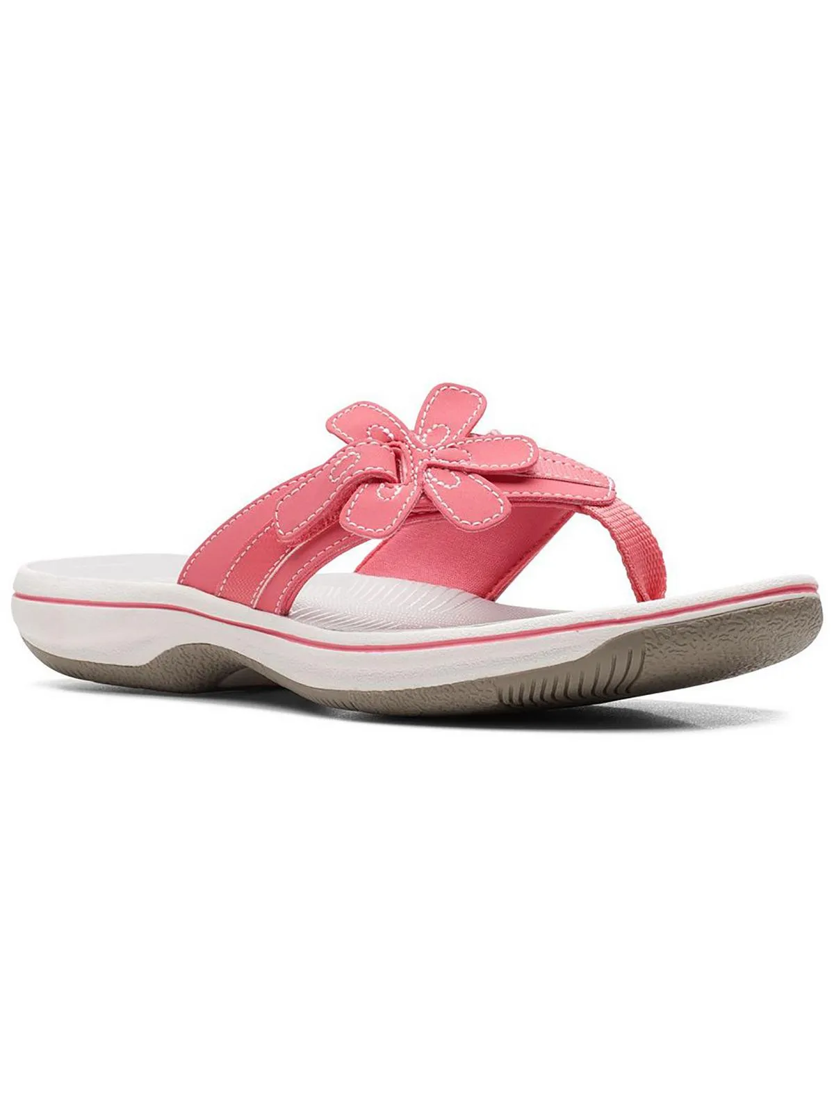 Reformation Brinley Flora H Womens Slides Slip On Thong Sandals