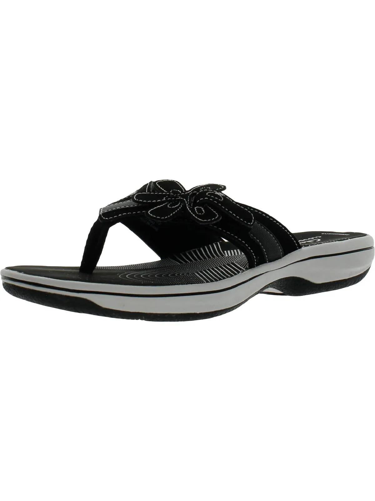 Reformation Brinley Flora H Womens Slides Slip On Thong Sandals
