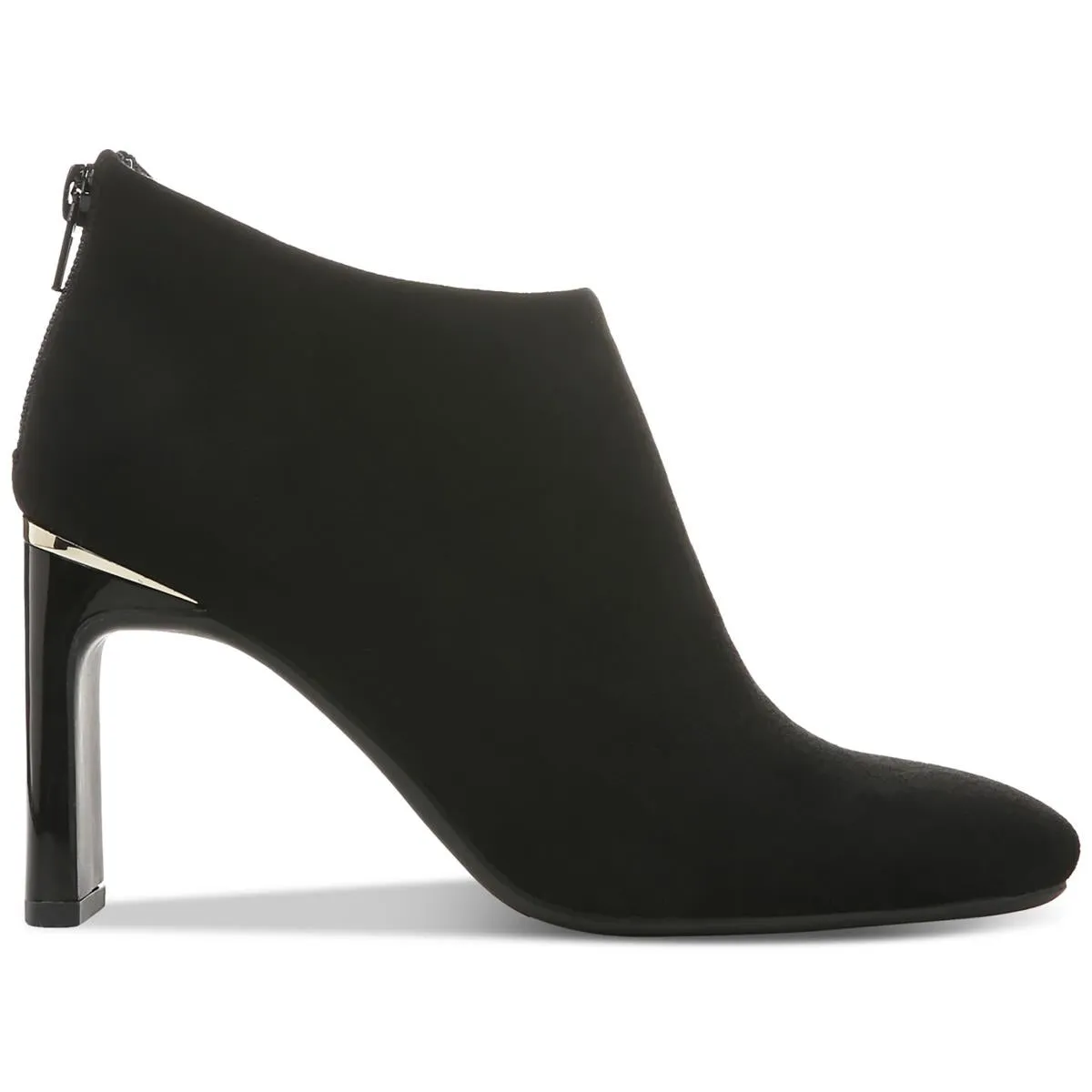 Reformation Brittnee  Womens Zipper Faux Suede Booties