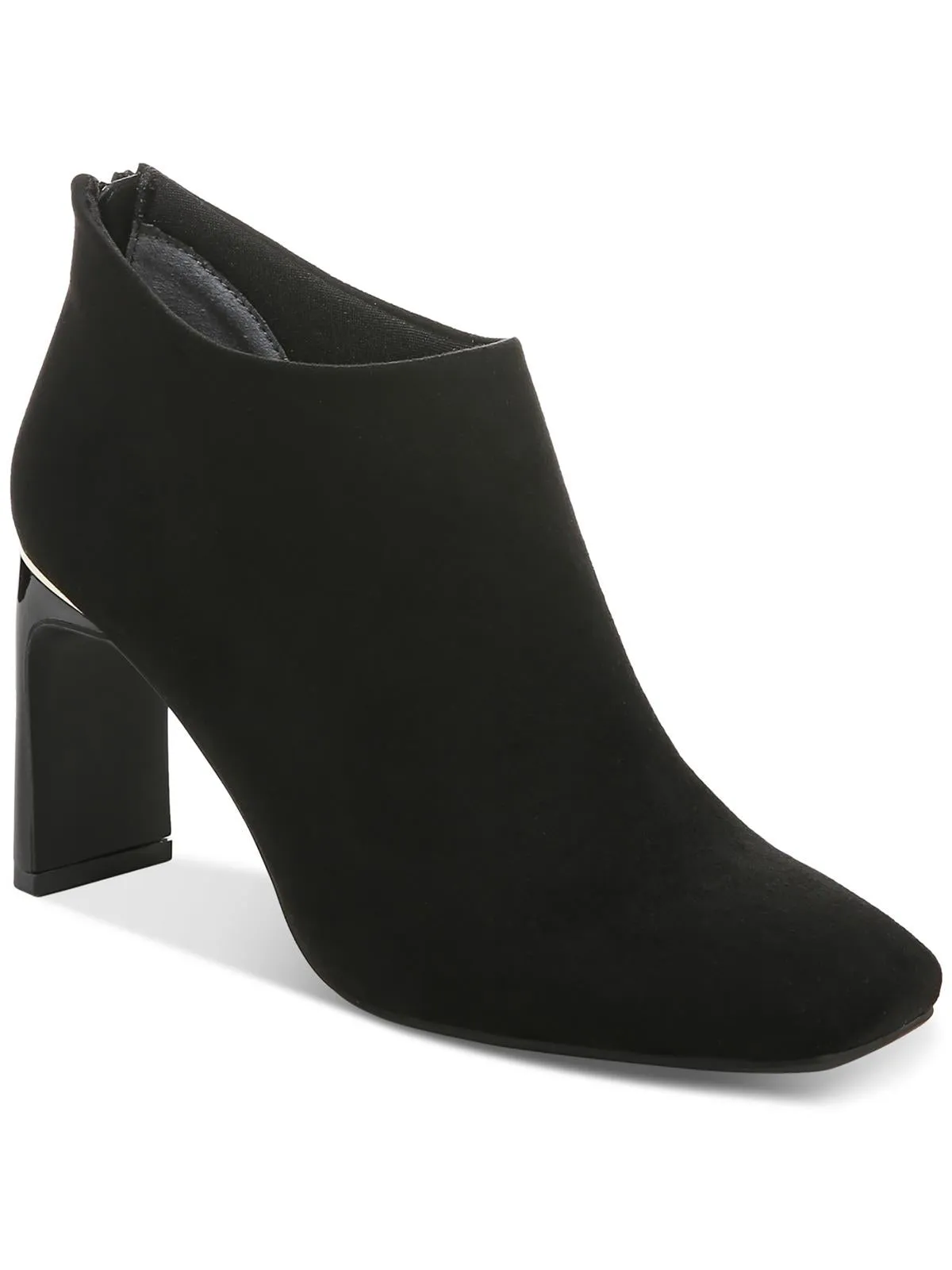 Reformation Brittnee  Womens Zipper Faux Suede Booties