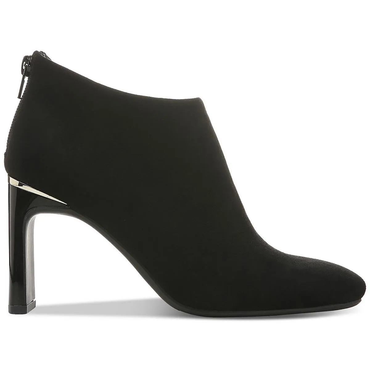 Reformation Brittnee  Womens Zipper Faux Suede Booties