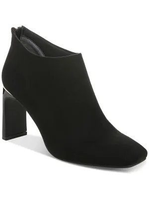 Reformation Brittnee  Womens Zipper Faux Suede Booties