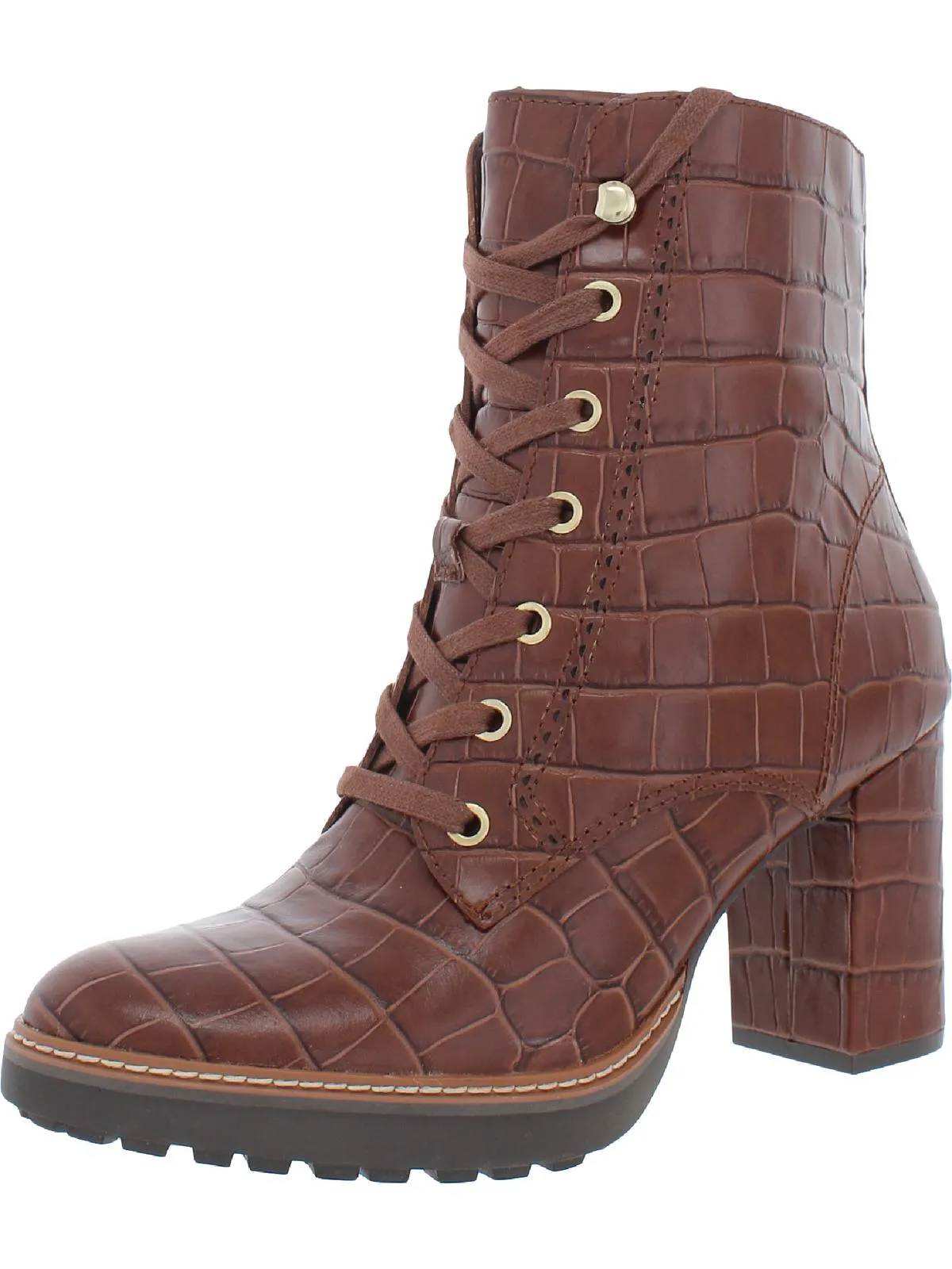 Reformation Callie Womens Leather Ankle Boots