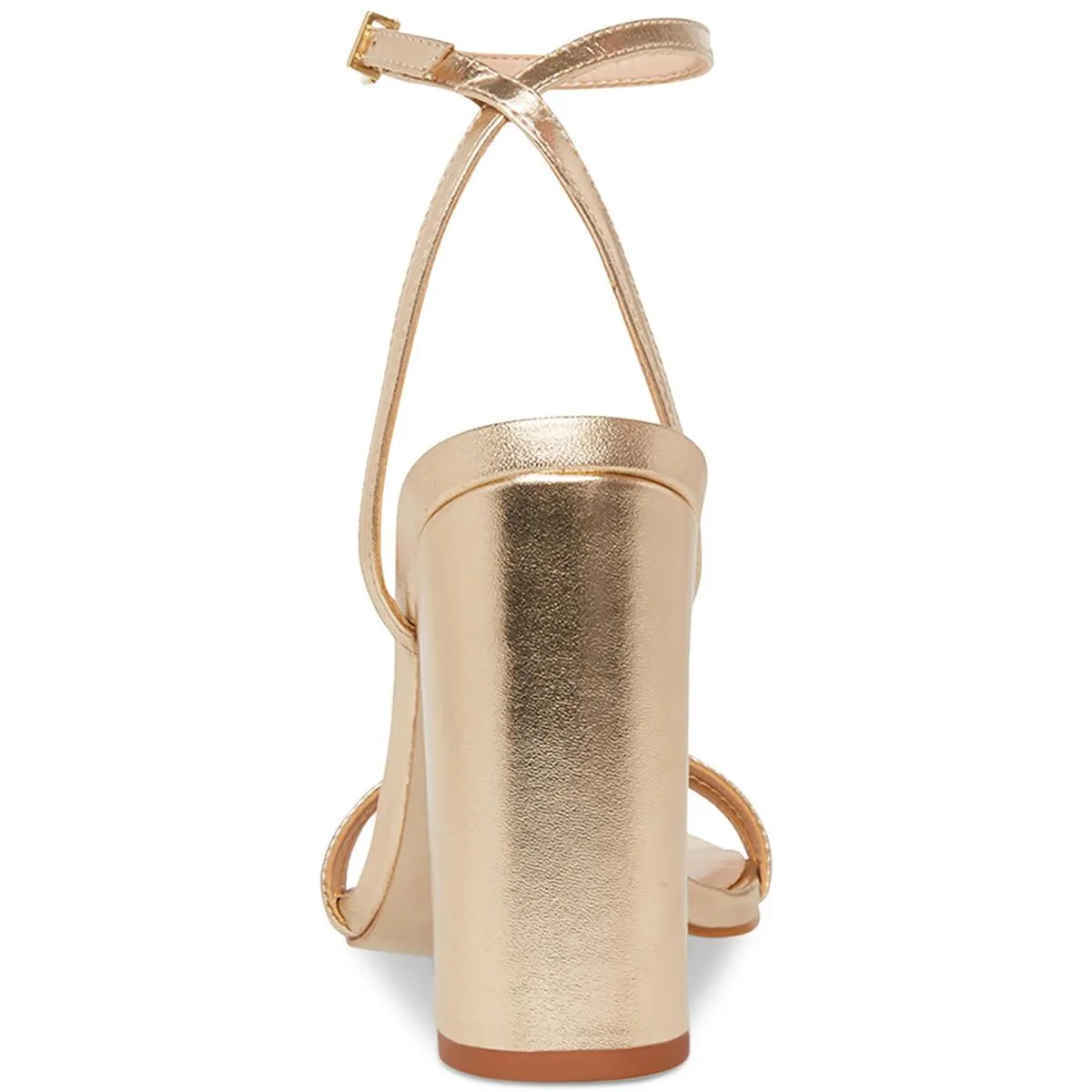 Reformation Candid Womens Leather Metallic Slingback Sandals