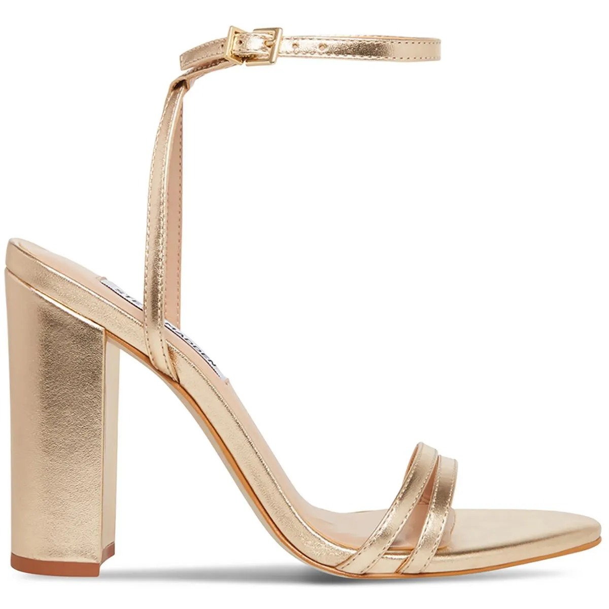 Reformation Candid Womens Leather Metallic Slingback Sandals