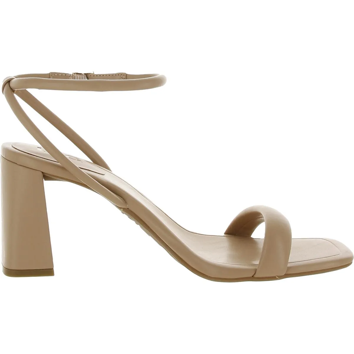 Reformation Caymi Womens Faux Leather Ankle Strap Heels