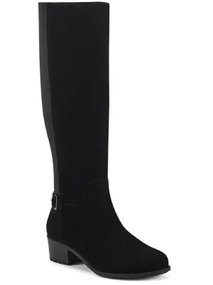 Reformation Chaza Womens Wide Calf Leather Knee-High Boots