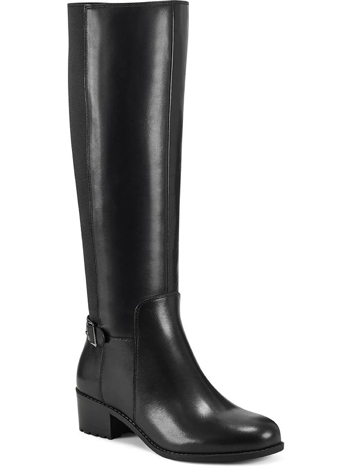 Reformation Chaza Womens Wide Calf Leather Knee-High Boots