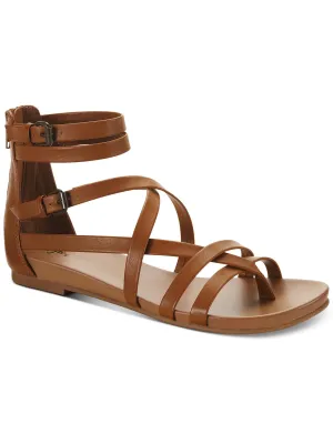 Reformation Chelseaa Womens Thong Ankle Strap Wedge Sandals