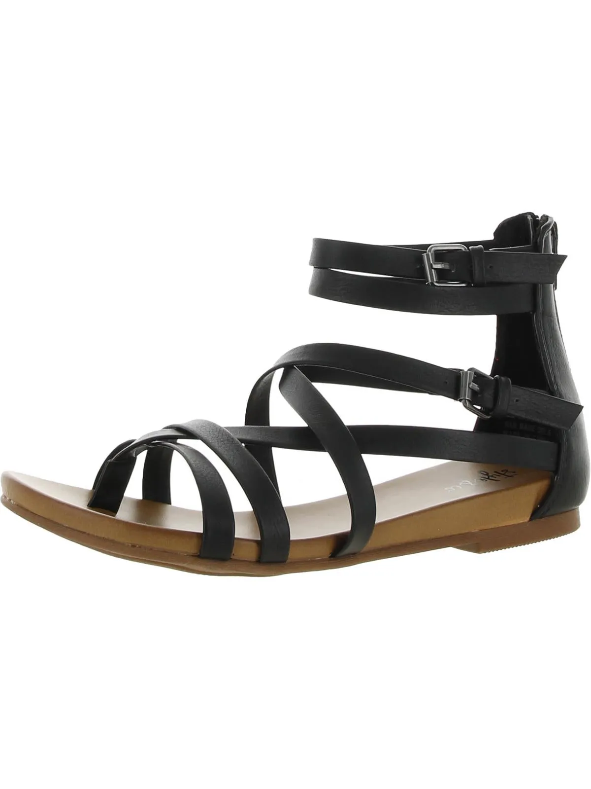 Reformation Chelseaa Womens Thong Ankle Strap Wedge Sandals