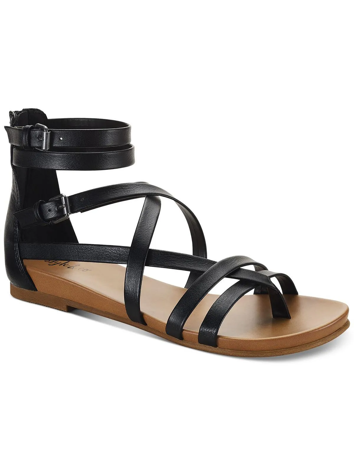Reformation Chelseaa Womens Thong Ankle Strap Wedge Sandals