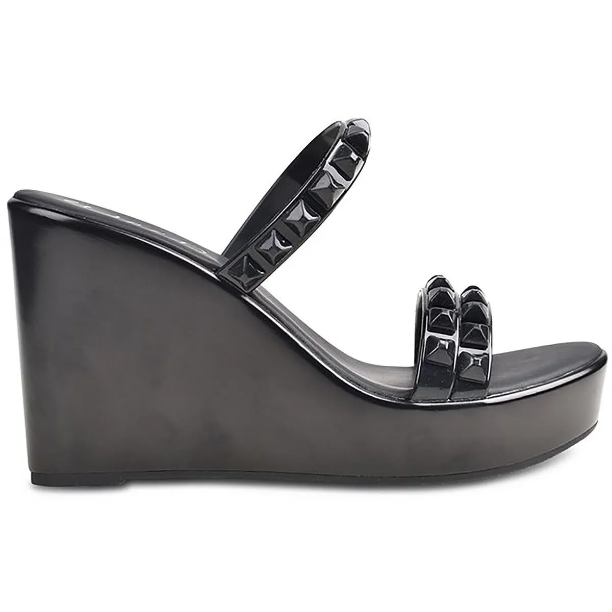 Reformation Cortezz Womens Studded Open Toe Wedge Sandals