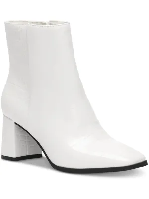 Reformation Dasha Womens Faux Suede Ankle Booties