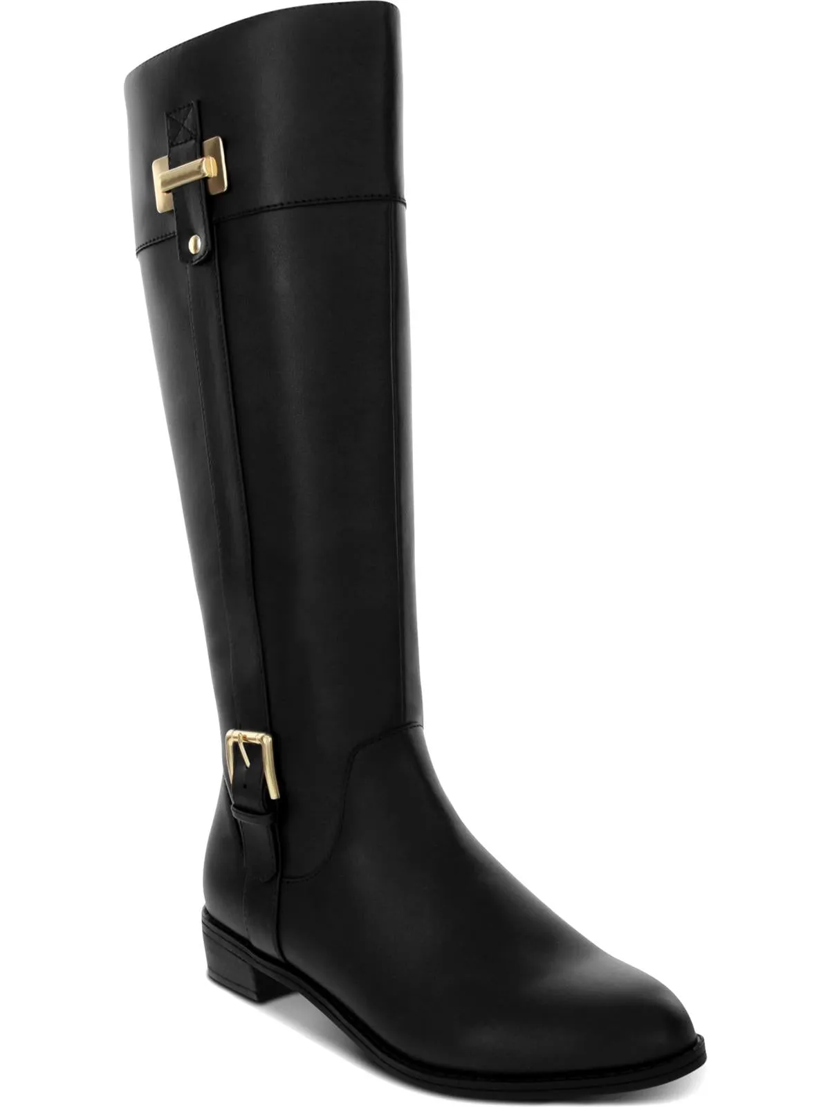 Reformation Deliee 2 Womens Faux Leather Riding Boots