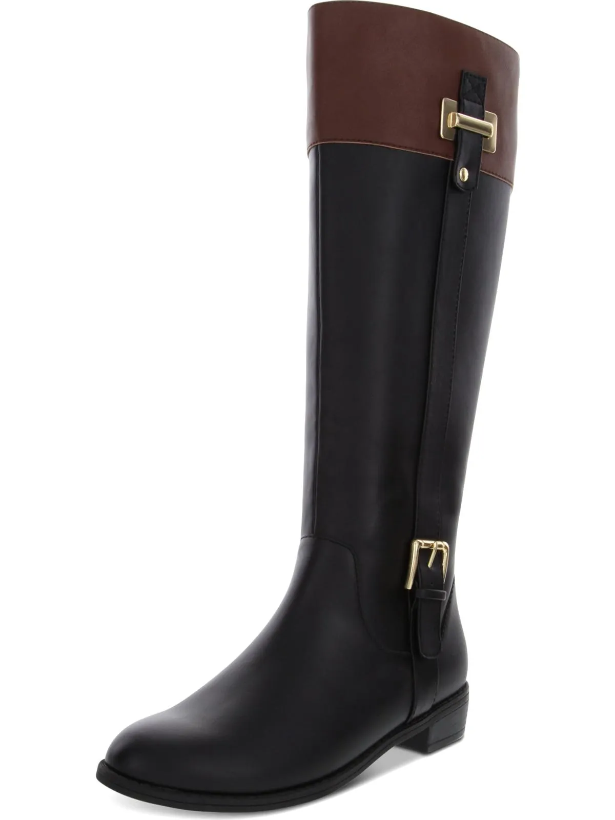 Reformation Deliee 2 Womens Faux Leather Riding Boots