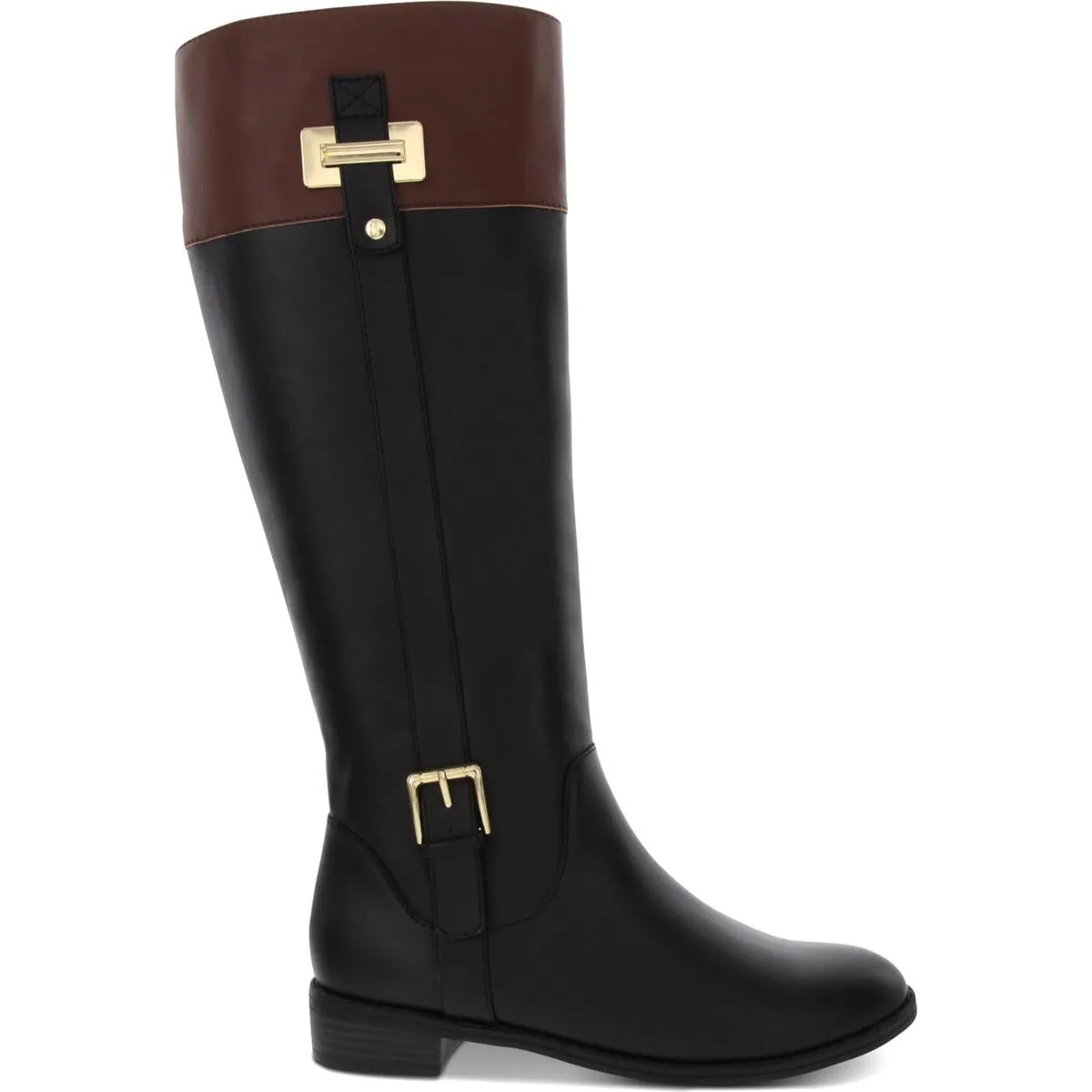 Reformation Deliee 2 Womens Faux Leather Riding Boots