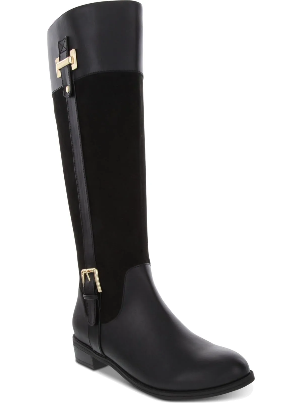 Reformation Deliee 2 Womens Faux Leather Riding Boots