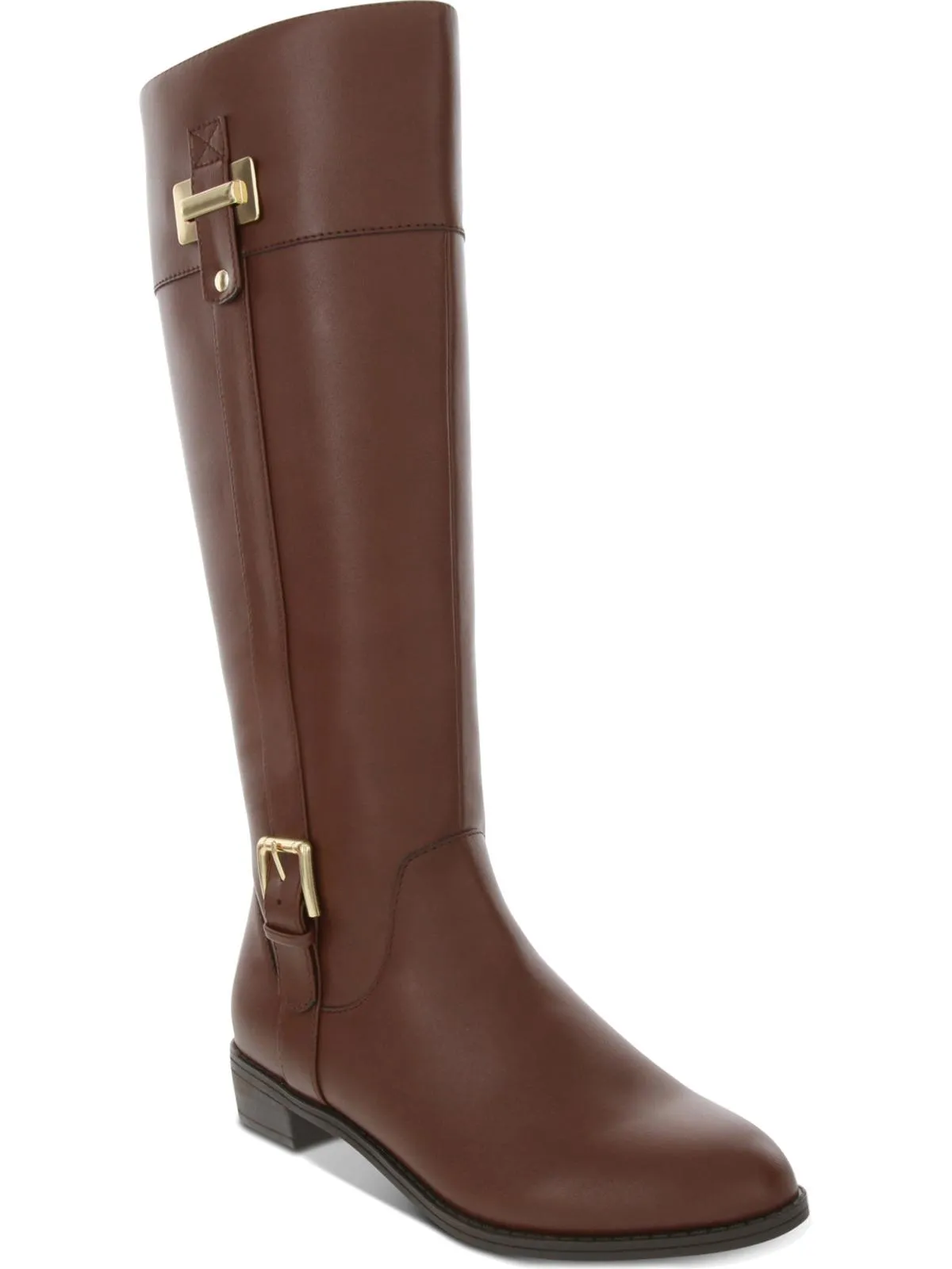 Reformation Deliee 2 Womens Faux Leather Riding Boots