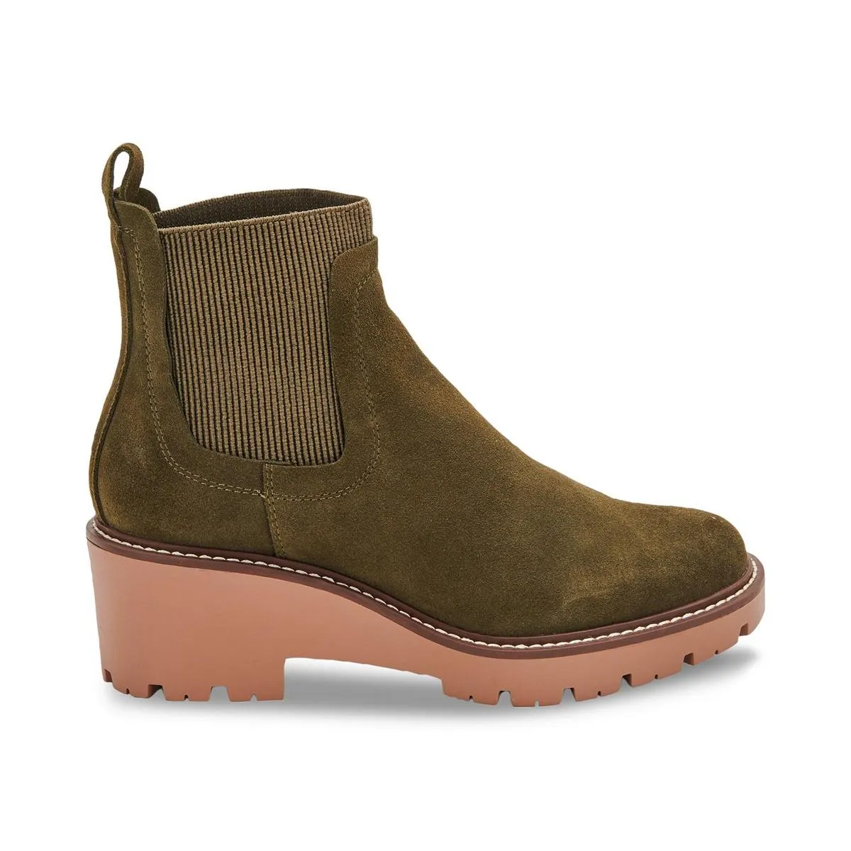 Reformation Demi  Womens Leather Lug Sole Chelsea Boots