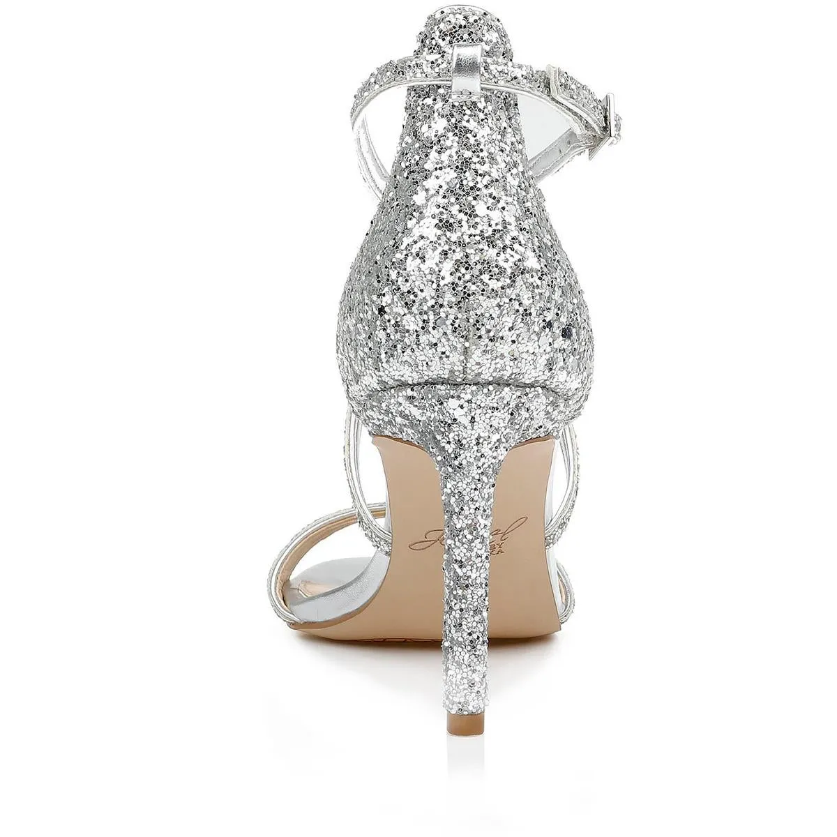 Reformation DIMITRA Womens Glitter Ankle Strap Pumps