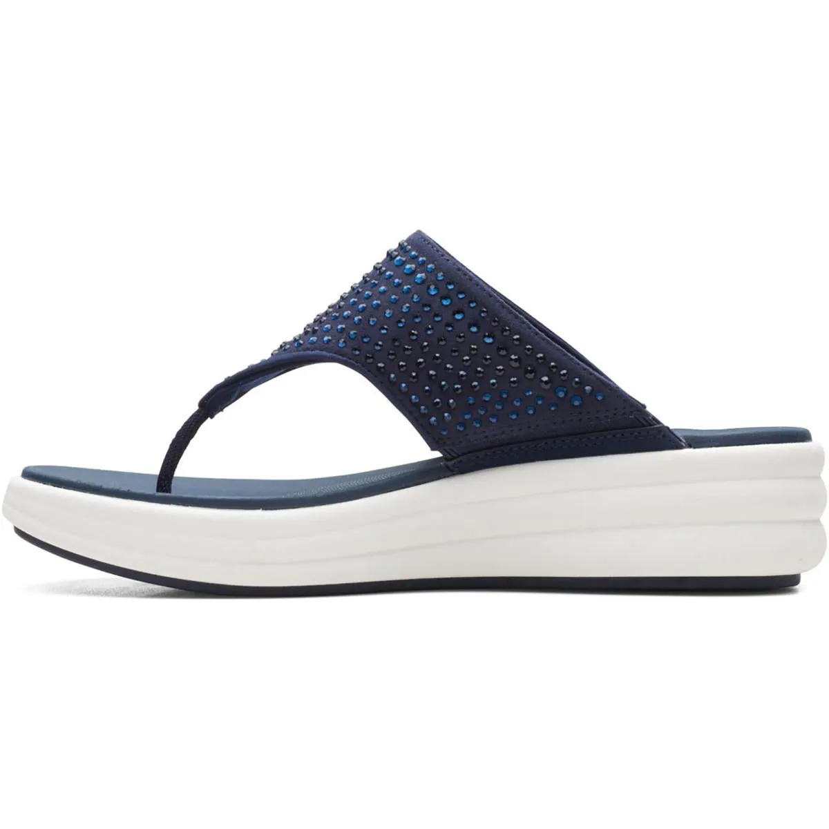 Reformation Drift Jaunt Womens Rhinestone Toe Post Thong Sandals