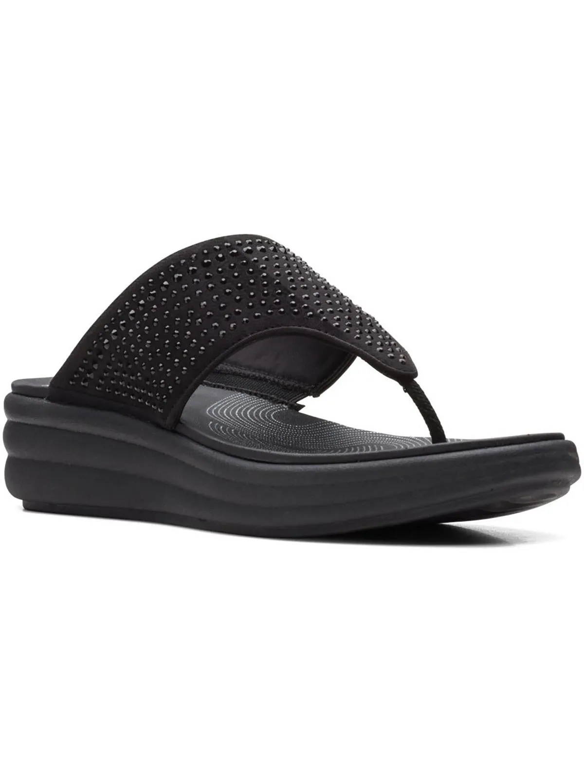 Reformation Drift Jaunt Womens Rhinestone Toe Post Thong Sandals