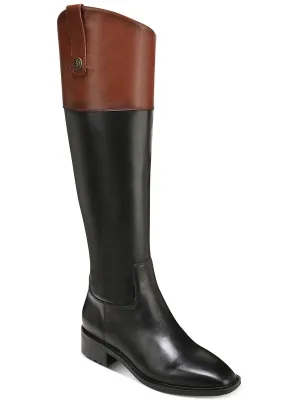 Reformation Drina Womens Leather Riding Knee-High Boots