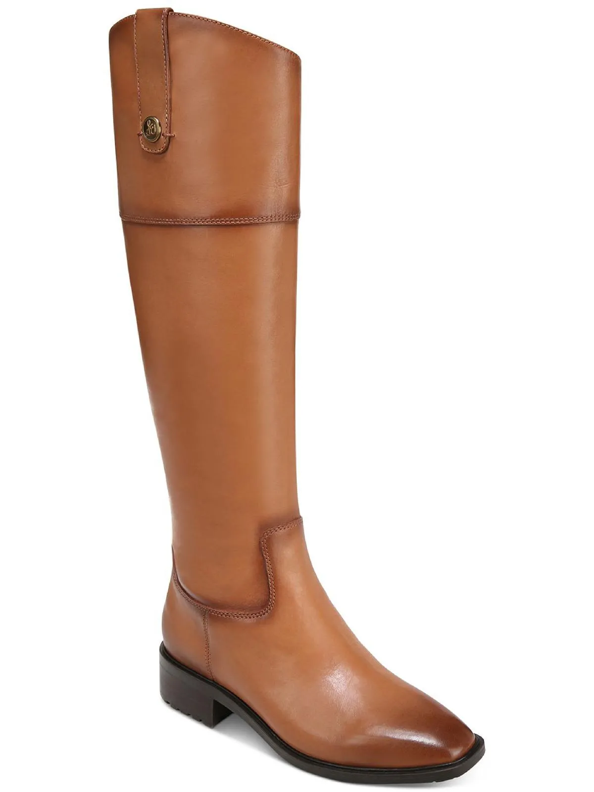 Reformation Drina Womens Leather Riding Knee-High Boots