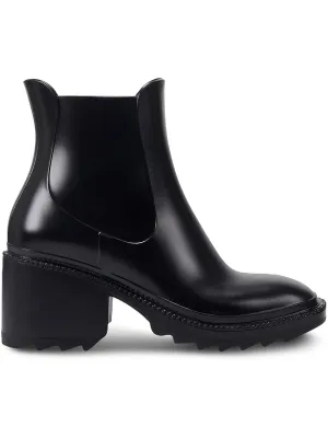 Reformation Eadin Womens Waterproof Block Heel Rain Boots