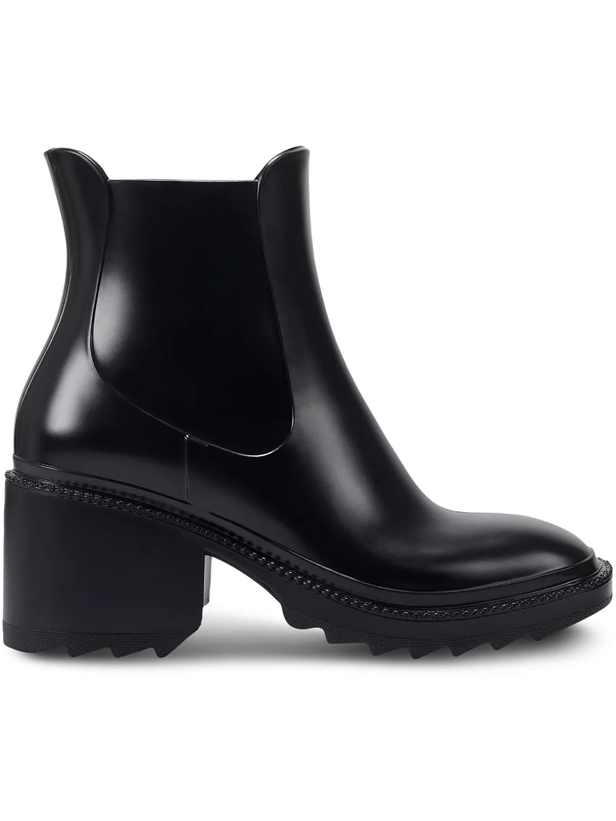 Reformation Eadin Womens Waterproof Block Heel Rain Boots