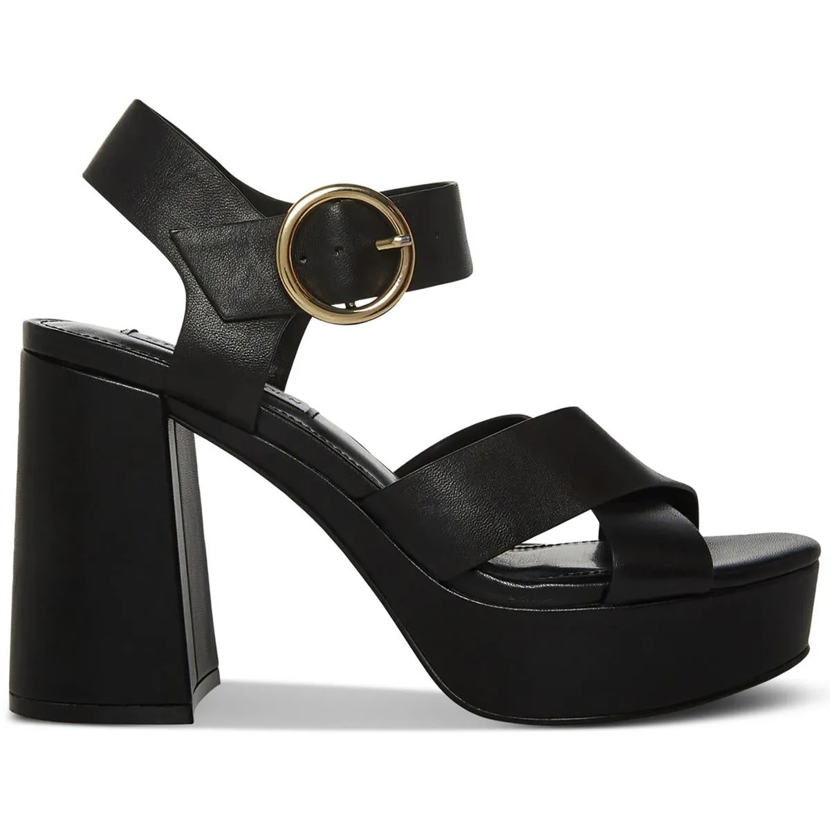 Reformation Elkin Womens Leather Slingback Platform Sandals